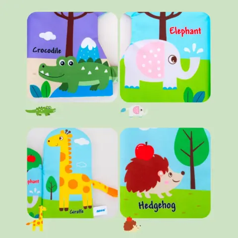 Фото Книжка-шуршалка Animal world