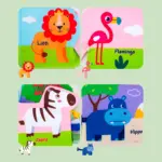Книжка-шуршалка Animal world — 3