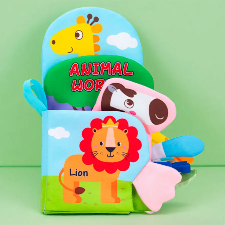 Книжка-шуршалка Animal world — 4