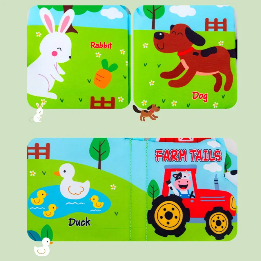 Книжка-шуршалка Farm tails — 3