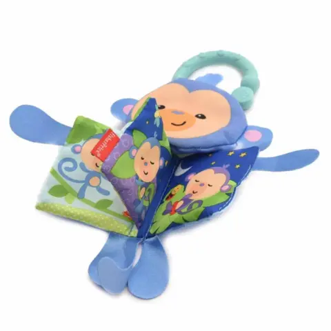 Фото Книжка-шуршалка Fisher-Price Обезьянка 0+ мес