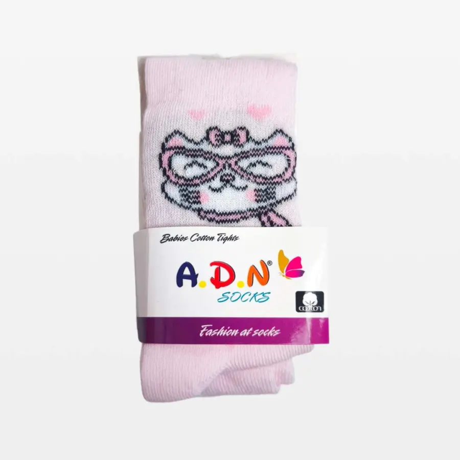 Колготки A.D.N Socks киса Розовый — 2