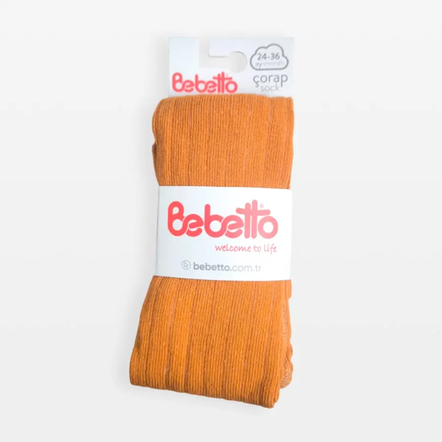 Колготки Bebetto в полоску Горчичный — 2