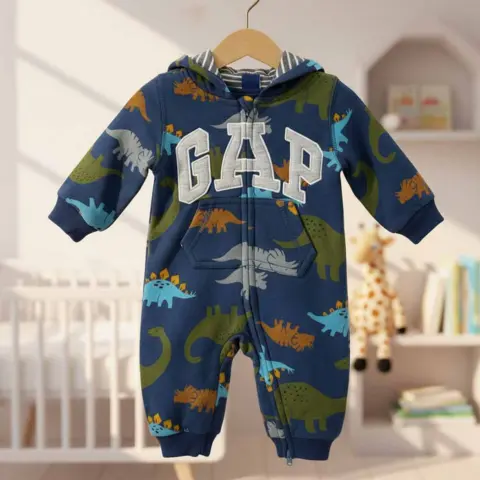 Фото Комбинезон GAP Динозавры Синий
