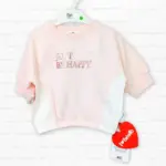 Комплект 2ка Bebetto футболка + шорты Just be happy Розовый — 2
