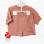 Комплект 2ка Bebetto майка + шорты More good nice Розовый — 2