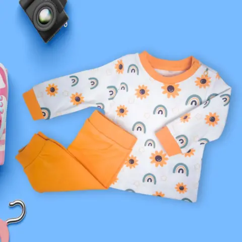 Фото Комплект 2ка Crazy Baby свитшот + штаны цветочки