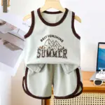 Комплект 2ка майка + шорты Best sunshine Горый Молочный — 6