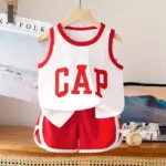 Комплект 2ка майка + шорты GAP Белый — 3