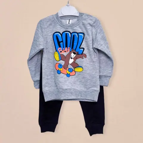Фото Комплект 2ка Mukko свитшот + штаны Cool Bear Серый