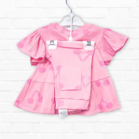 Фото Комплект 2ка Tuffy Вишенки Футболка + штаны Розовый