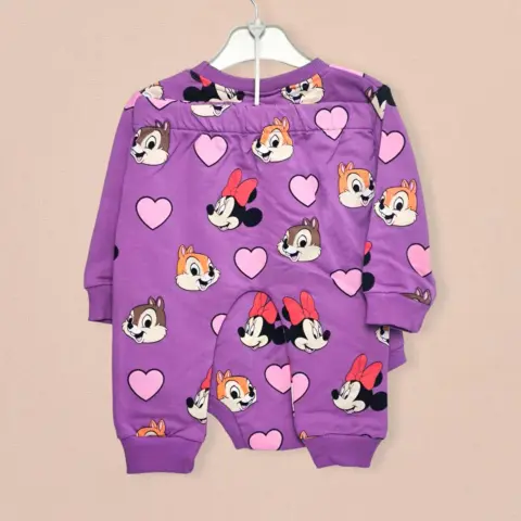 Фото Комплект 2ка ZARA Disney боди + штаны Сиреневый