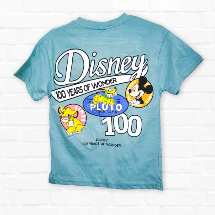 Комплект 2ка ZARA Disney Mickey Mouse & Friends футболка + шорты Ментоловый — 2