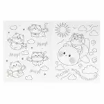Котики и их друзья. Раскраска KAWAIi — 3