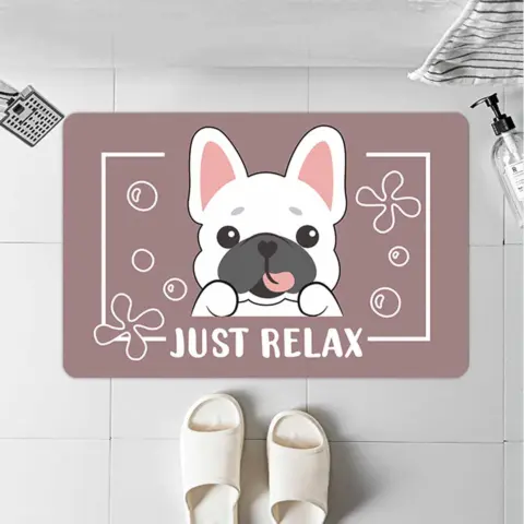 Фото Коврик в ванну JUST RELAX Бульдог