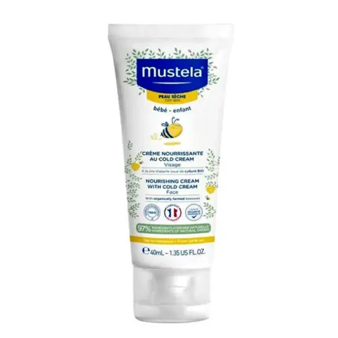 Фото Крем Mustela для лица с кольд-кремом для сухой кожи 40 мл