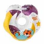 Круг для купания ROXY-KIDS Flipper надувной на шею+сказка 38*39 см Tiger moon 0-3 лет — 3