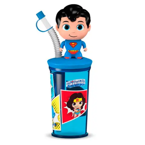 Фото Кружка-поильник с игрушкой Relkon DC Super Friend Superman 250 мл