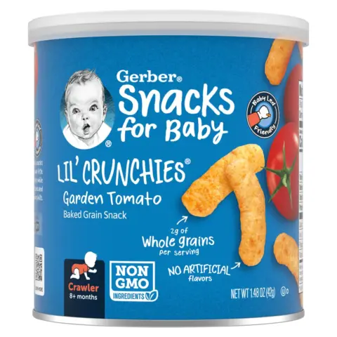 Фото Кукурузки Gerber садовый томат 8+ мес 42 гр