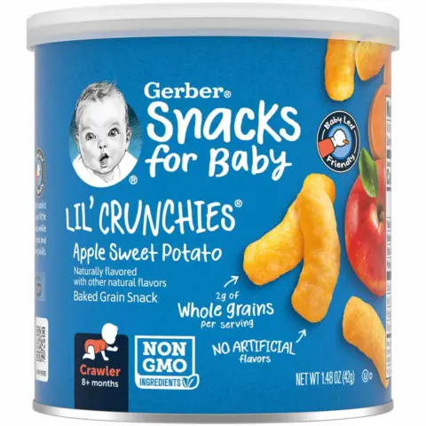 Фото Кукурузки Gerber яблоко сладкий картофель 8+ мес 42 гр