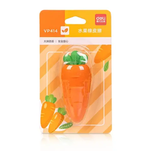 Фото Ластик VP414 (морковка) Deli