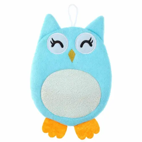 Фото Мочалка-рукавичка ROXY-KIDS Baby Owl махровая 0+ мес