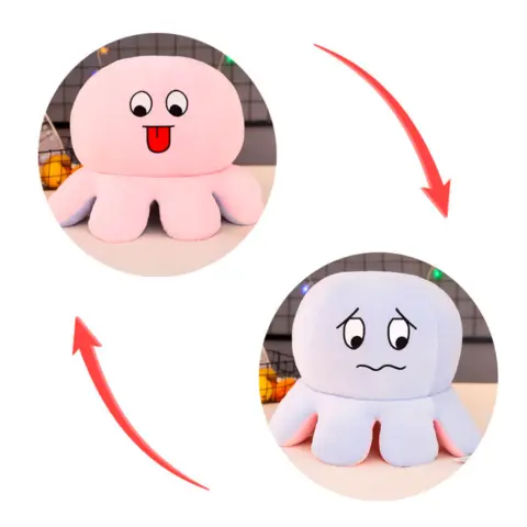 Фото Мягкая Игрушка Осьминог перевертыш