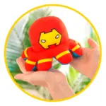 Мягкая Игрушка Осьминог перевертыш Капитан Америка Халк — 3