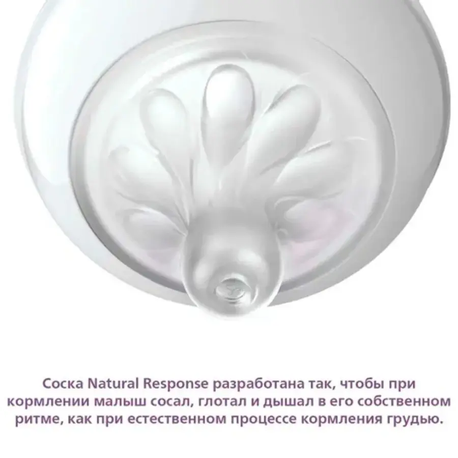 Набор Бутылочек Philips Avent Natural Response 260 мл. 1+ мес. 3 шт SCY903/03 — 7