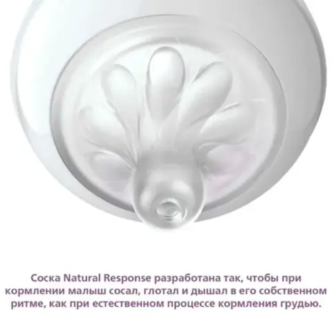 Фото Набор бутылочек Philips Avent Natural Response морские котики 2шт пустышки. 260мл. 0+мес. SCD837/11