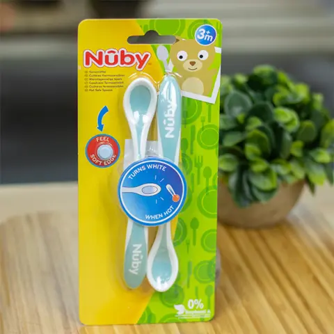 Фото Набор ложек Nuby 3+ мес.