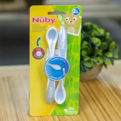 Фото Набор ложек Nuby 3+ мес.