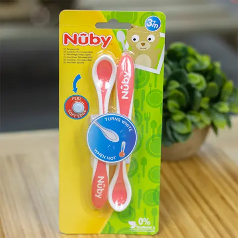 Фото Набор ложек Nuby 3+ мес.