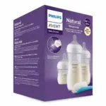 Набор пластиковых бутылочек Philips Avent Natural Response 0+ мес. (+щётка) SCD837/12