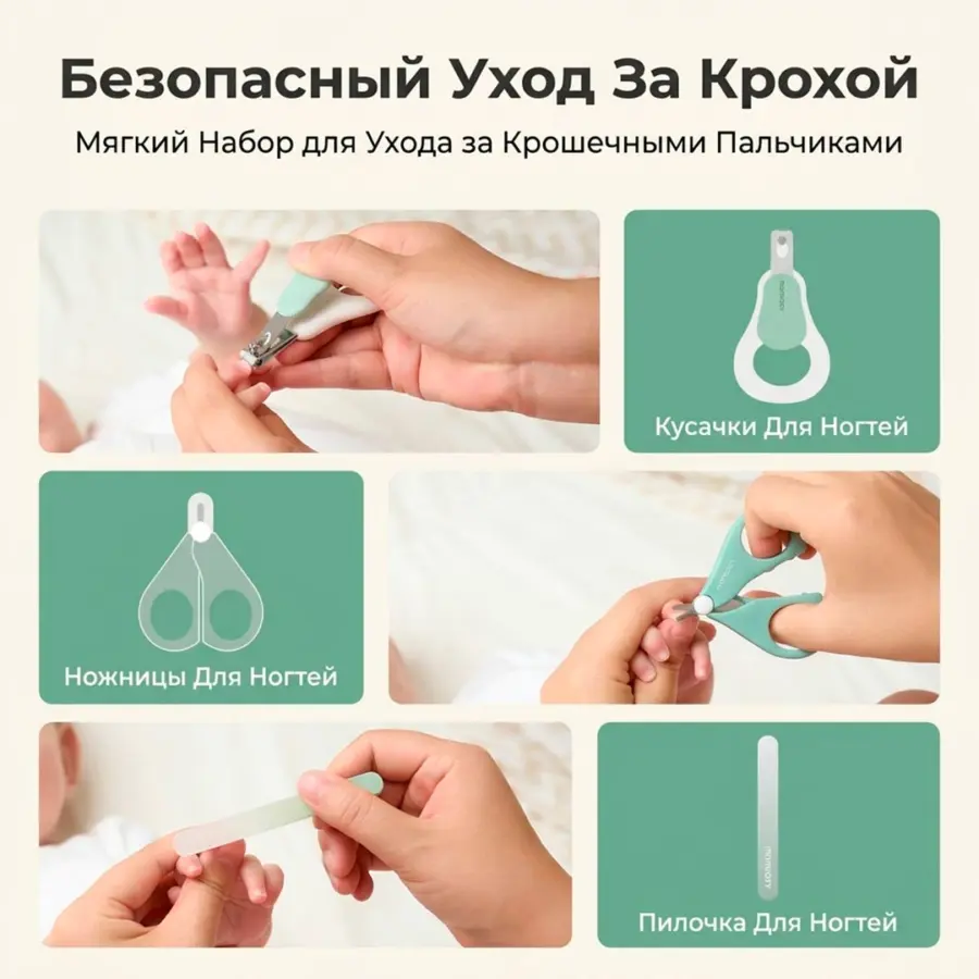 Набор по уходу за ребенком Momcozy Core Baby Kit CK017 10 предметов — 2