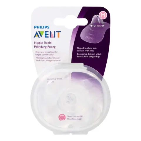 Фото Накладки на соски Philips Avent защитные с футляром M 2 шт