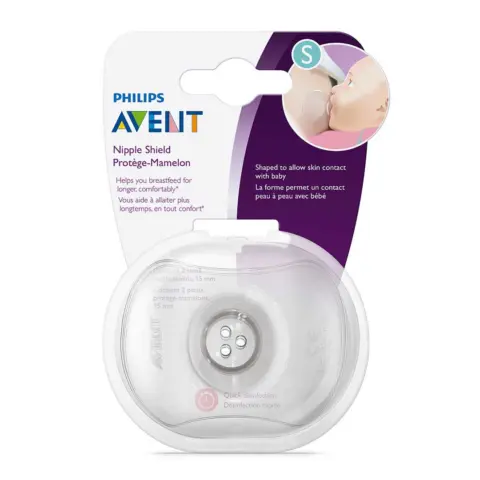 Фото Накладки на соски Philips Avent защитные с футляром S 2 шт