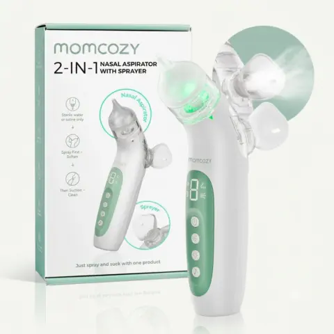 Фото Назальный аспиратор+срей 2в1 Momcozy BN007