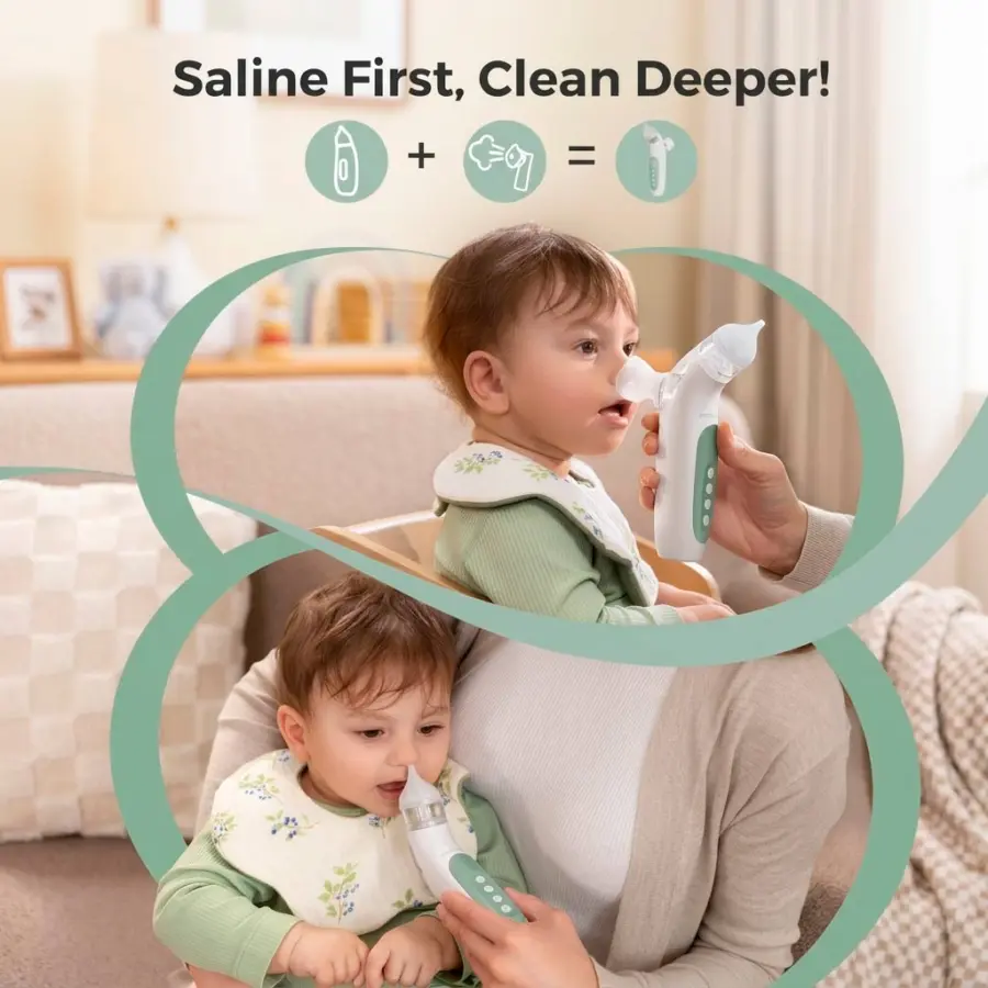 Назальный аспиратор+срей 2в1 Momcozy BN007 — 4