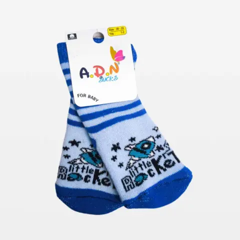 Фото Носки A.D.N Socks В полоску Ракета Синий