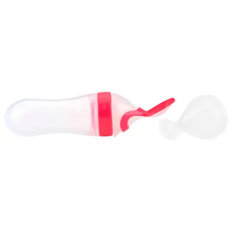 Фото Nuby Детская бутылочка-ложка для введения прикорма Squeeze Spoon (XS-XL) 3+ мес 90 мл