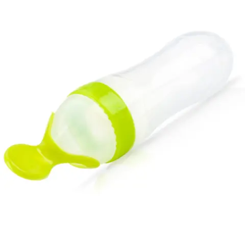 Фото Nuby Детская бутылочка-ложка для введения прикорма Squeeze Spoon (XS-XL) 3+ мес