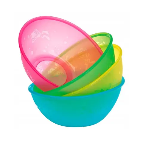 Фото Nuby Набор детских тарелок Bowls set 4 шт