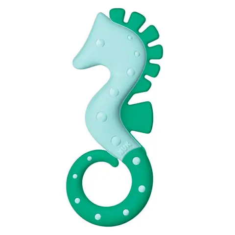 Фото NUK Прорезыватель пластиковый sea horse 3+ мес