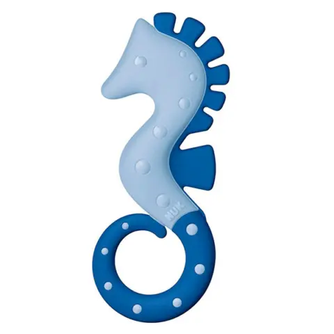 Фото NUK Прорезыватель пластиковый sea horse 3+ мес