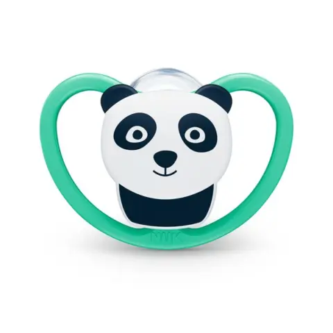 Фото NUK Пустышка Space 18-36 мес panda