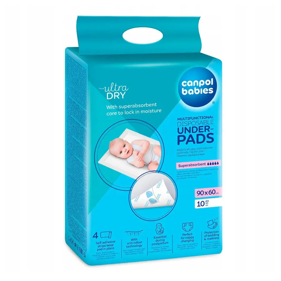 Одноразовые гигиенические пеленки Canpol Babies 90*60 см 10 шт — 2