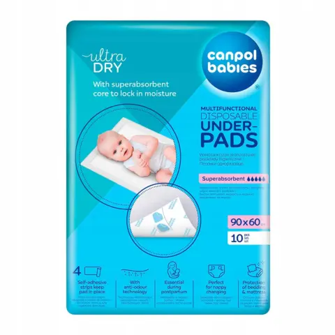 Фото Одноразовые гигиенические пеленки Canpol Babies 90*60 см 10 шт