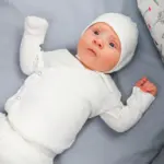 Однотонная распашонка babycare