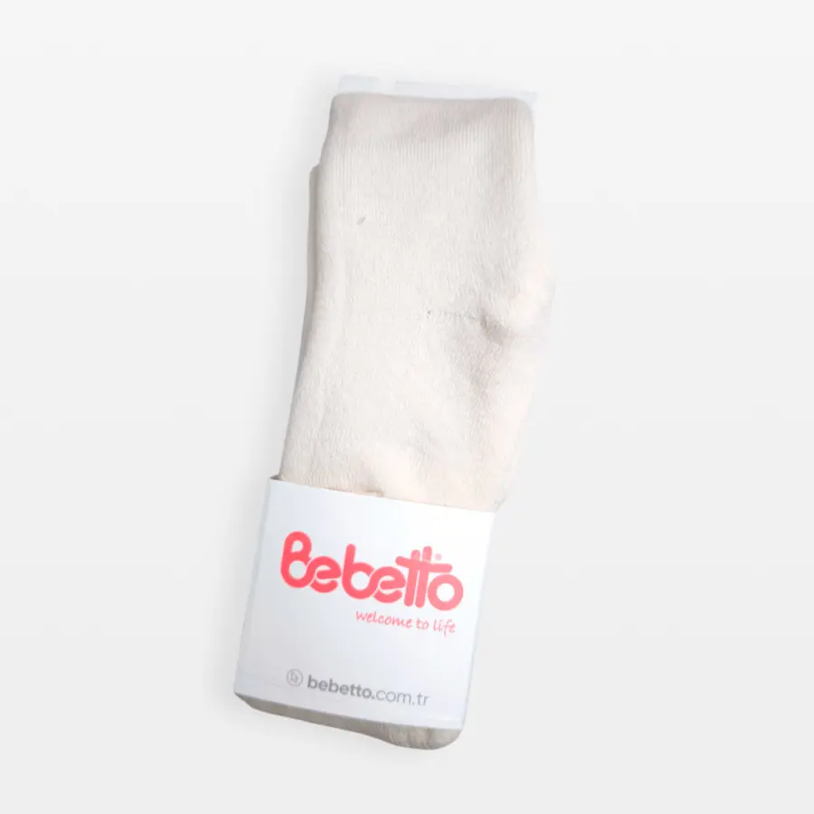 Однотонные колготки Bebetto Молочный — 2